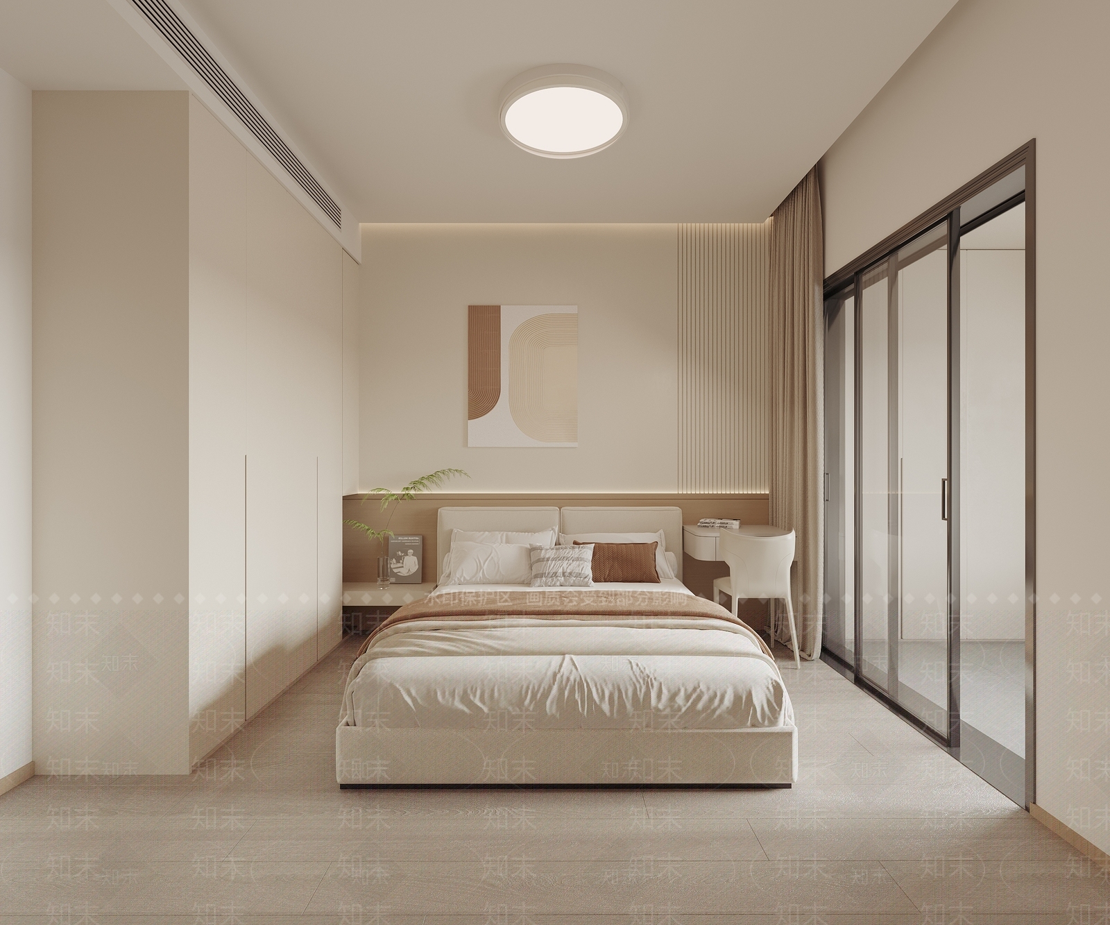 现代家居卧室3D模型下载【ID:1168159501】