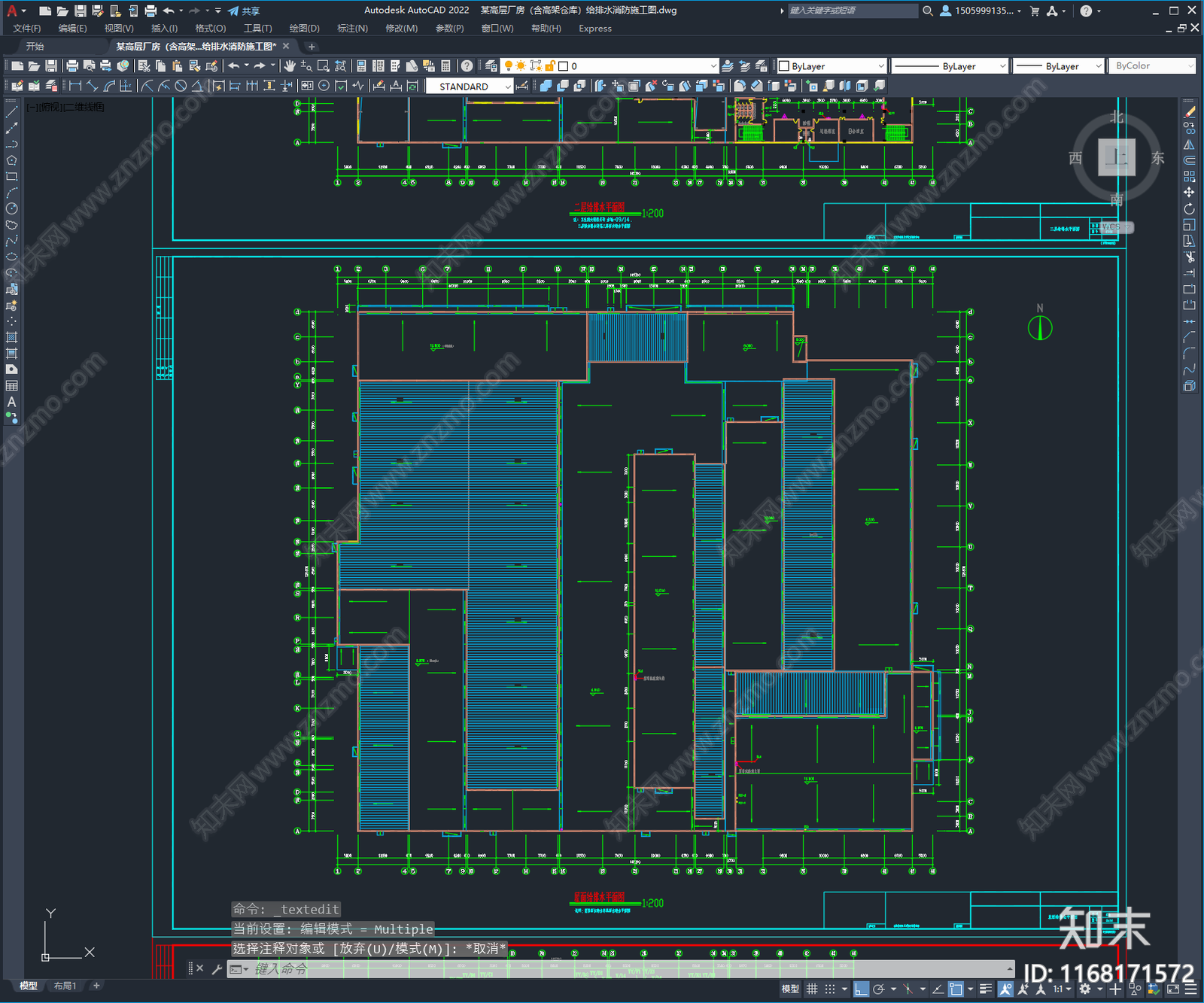 给排水图cad施工图下载【ID:1168171572】