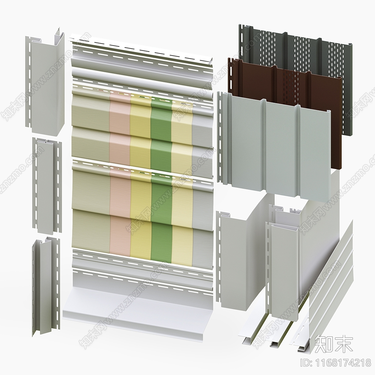 现代其他局部构件3D模型下载【ID:1168174218】