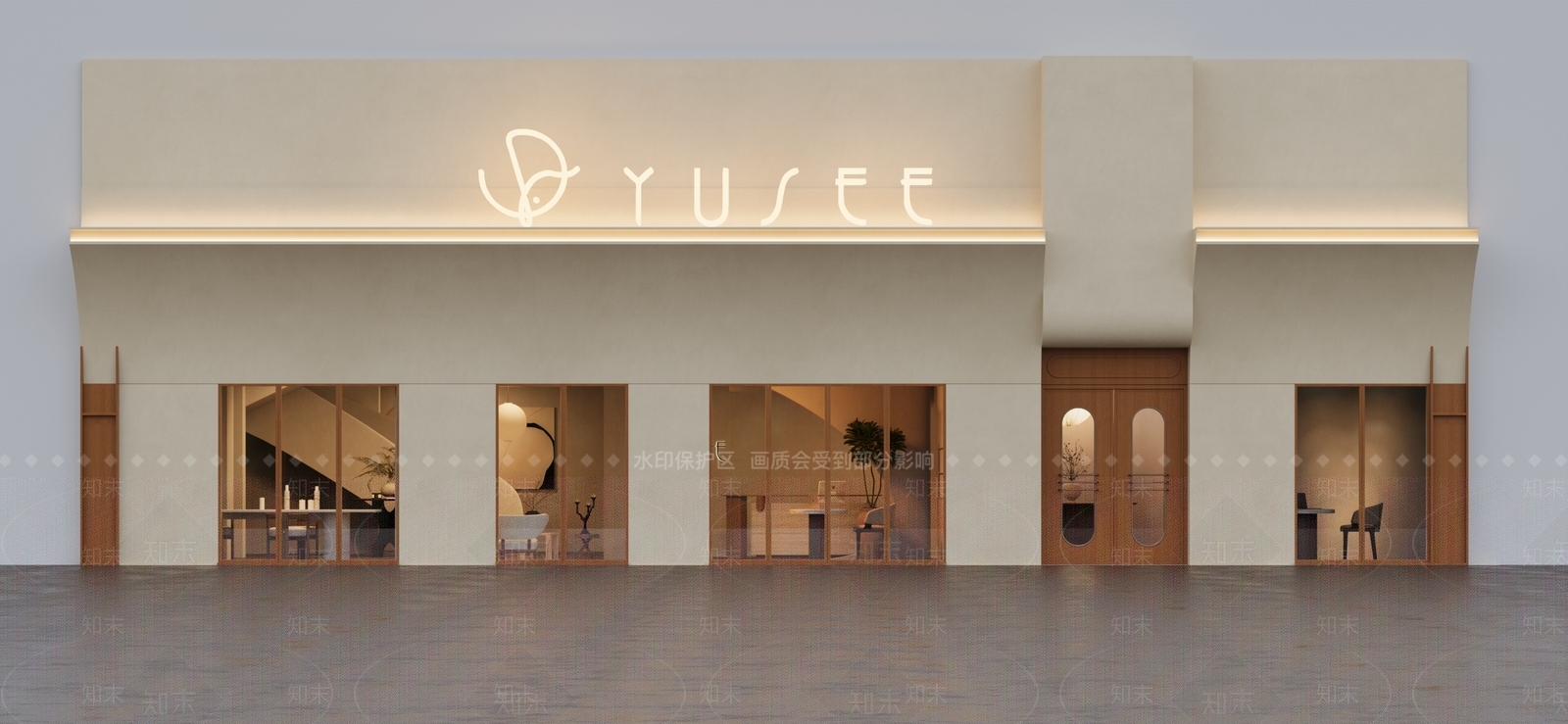 侘寂中古美容院3D模型下载【ID:1168176242】