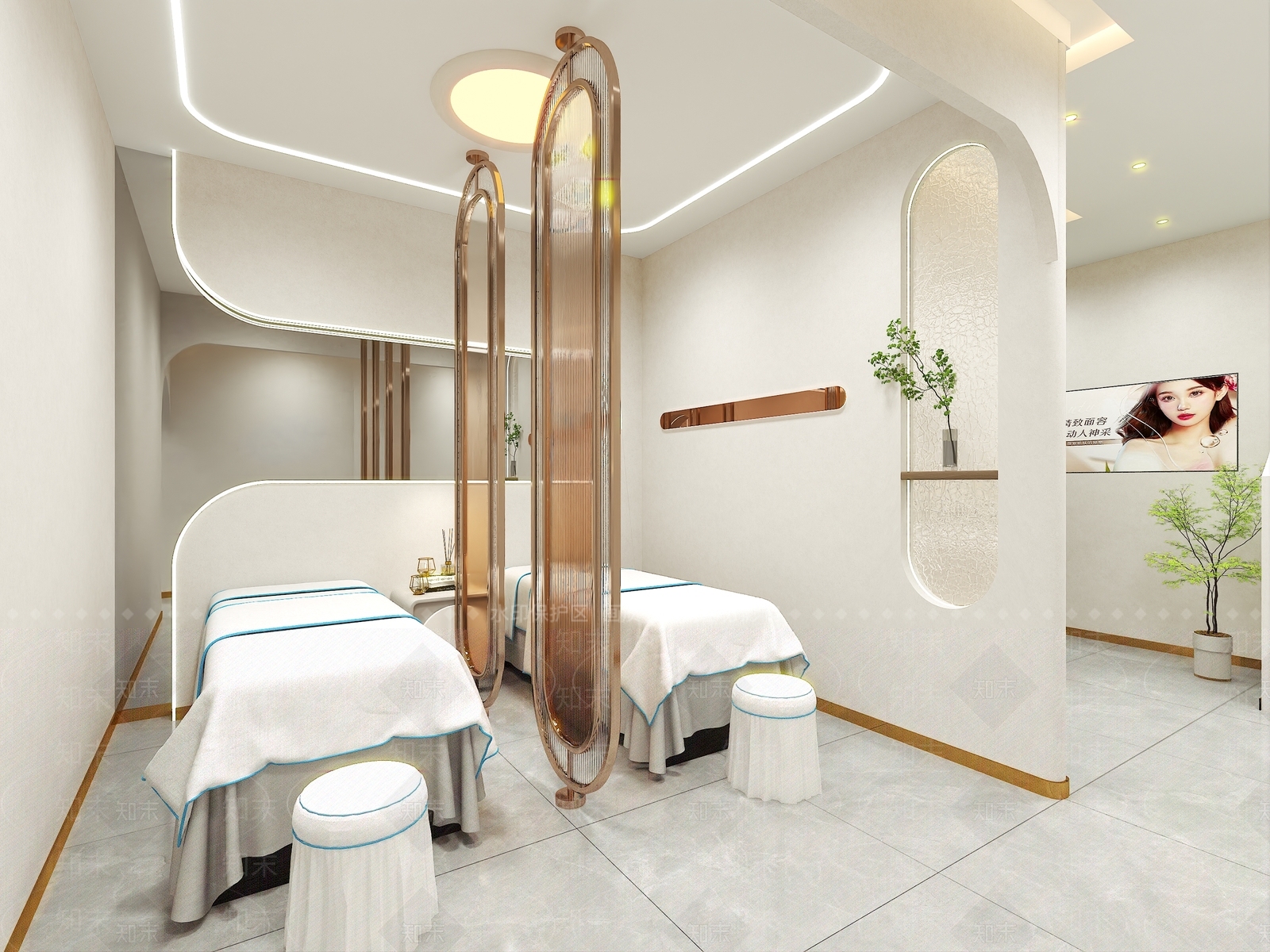 现代美容院3D模型下载【ID:1168180638】