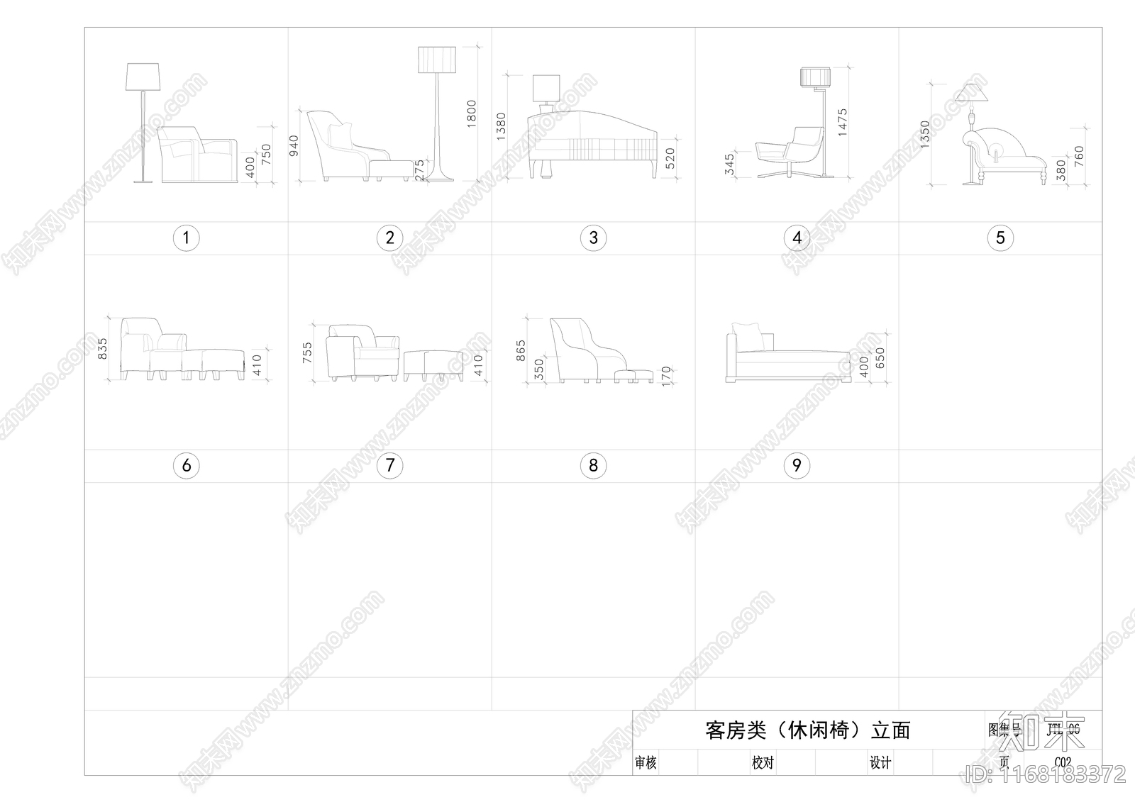 现代床cad施工图下载【ID:1168183372】