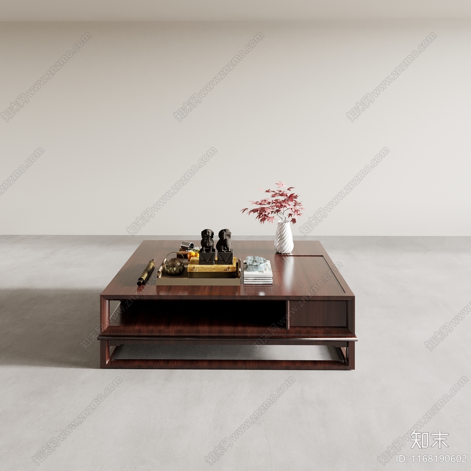 新中式茶几3D模型下载【ID:1168190602】