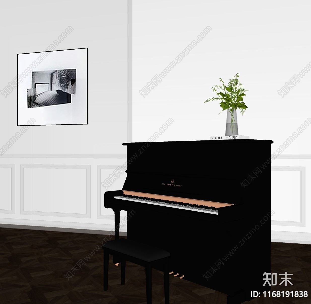 乐器SU模型下载【ID:1168191838】