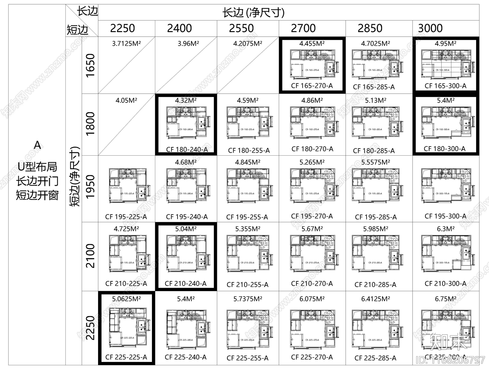 现代柜子cad施工图下载【ID:1168206797】