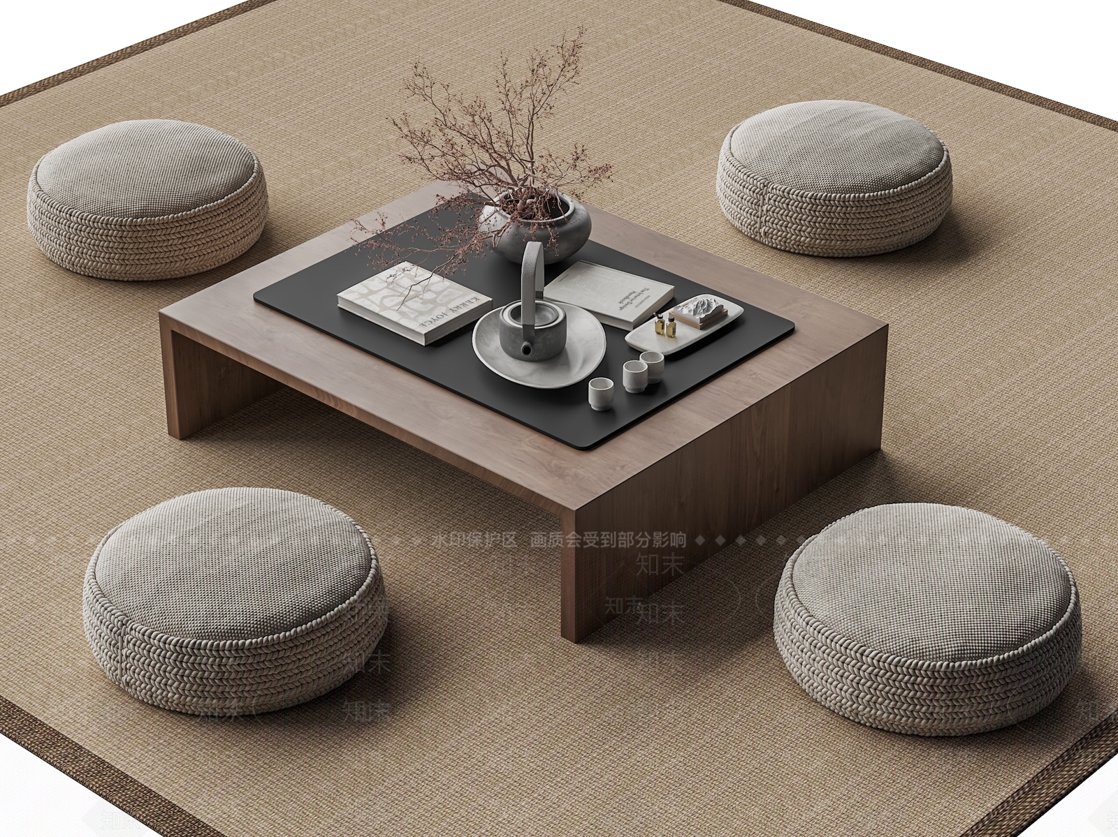 现代坐垫SU模型下载【ID:1168208917】