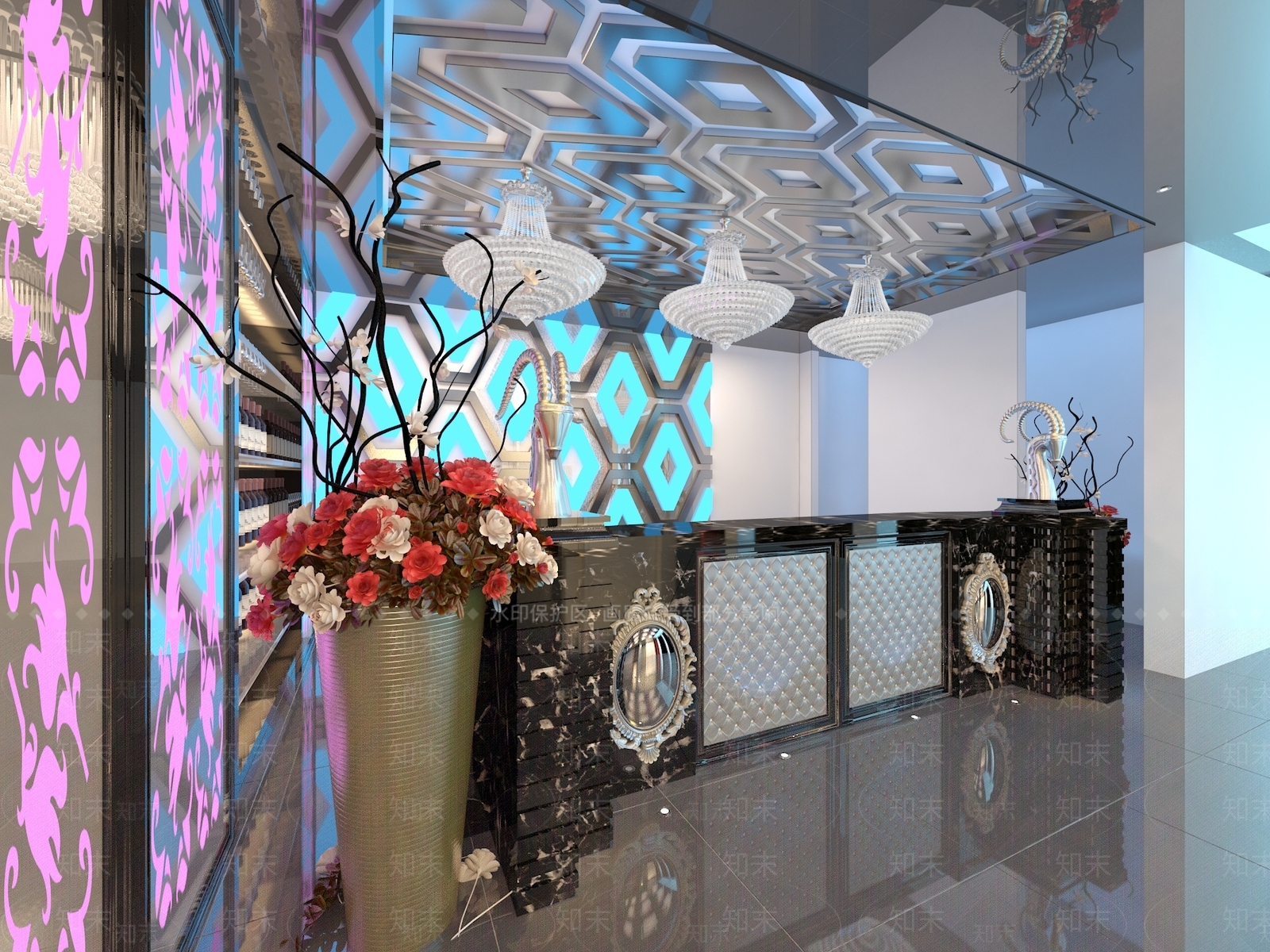 现代酒吧3D模型下载【ID:1168217646】