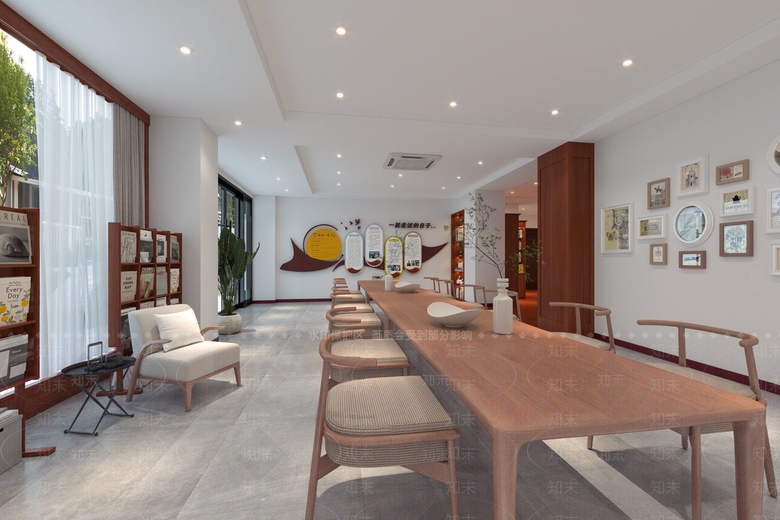 现代休息区3D模型下载【ID:1168221021】