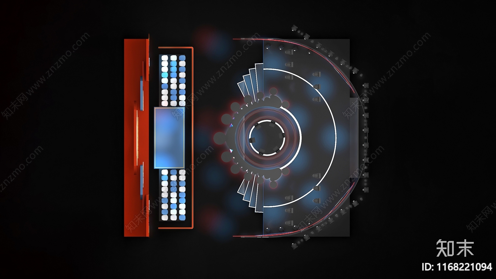 现代舞台3D模型下载【ID:1168221094】