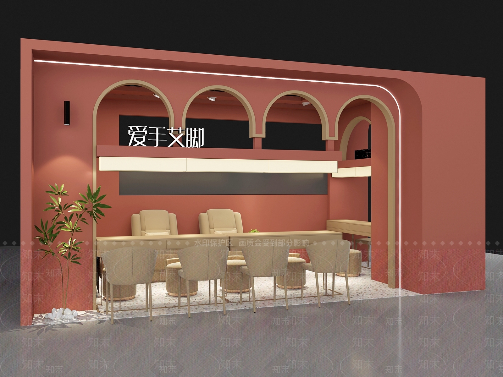 现代其他商业空间3D模型下载【ID:1168230993】
