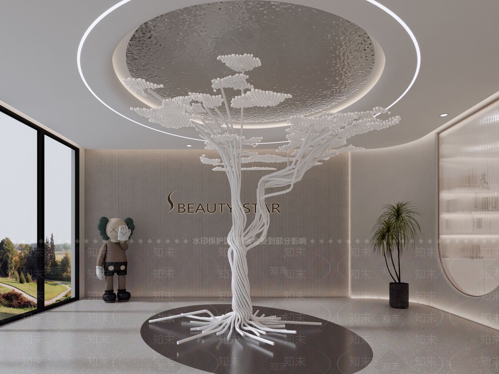 现代柱子SU模型下载【ID:1168233955】