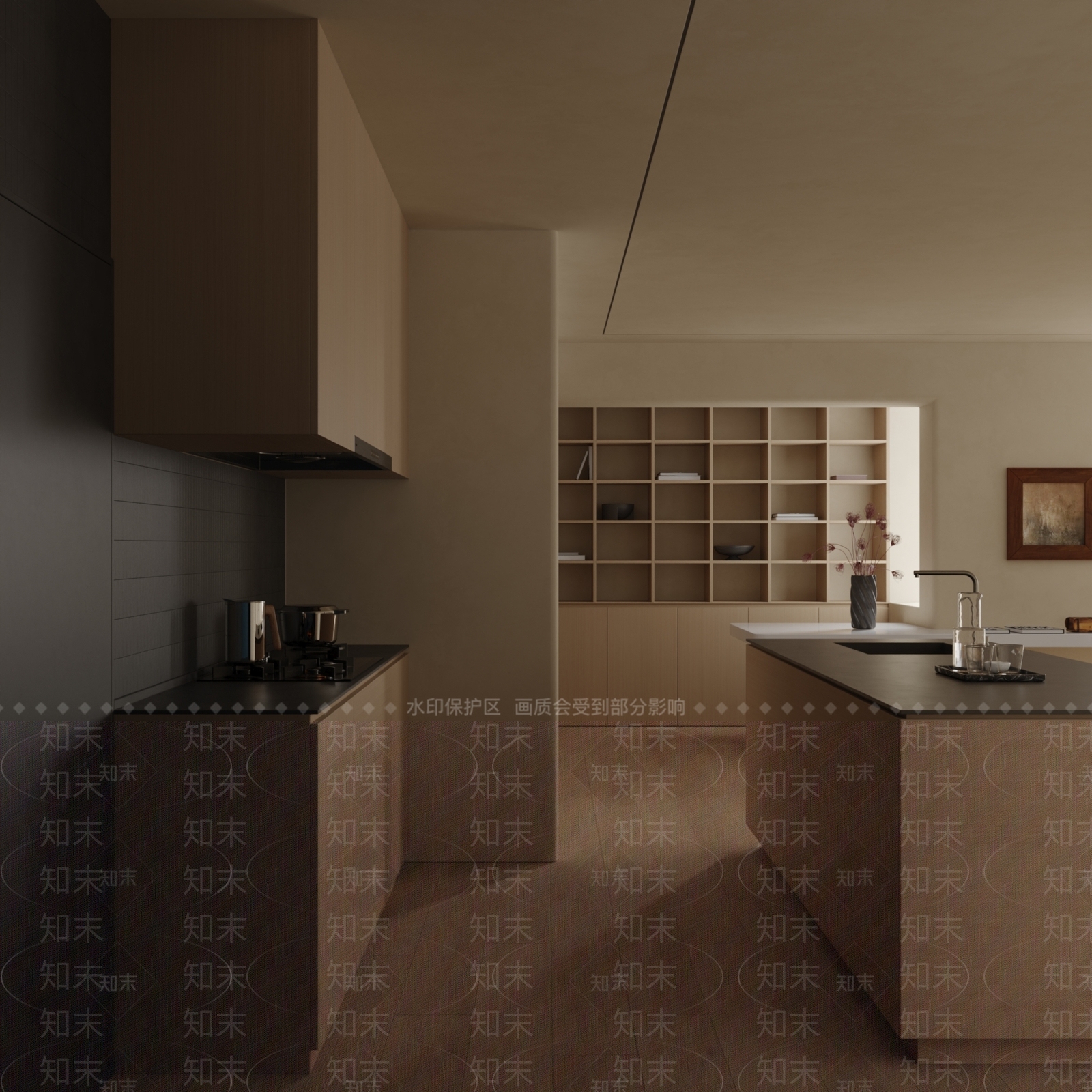 原木家居客厅3D模型下载【ID:1168235063】