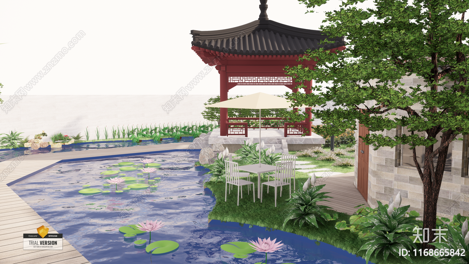 现代庭院cad施工图下载【ID:1168665842】