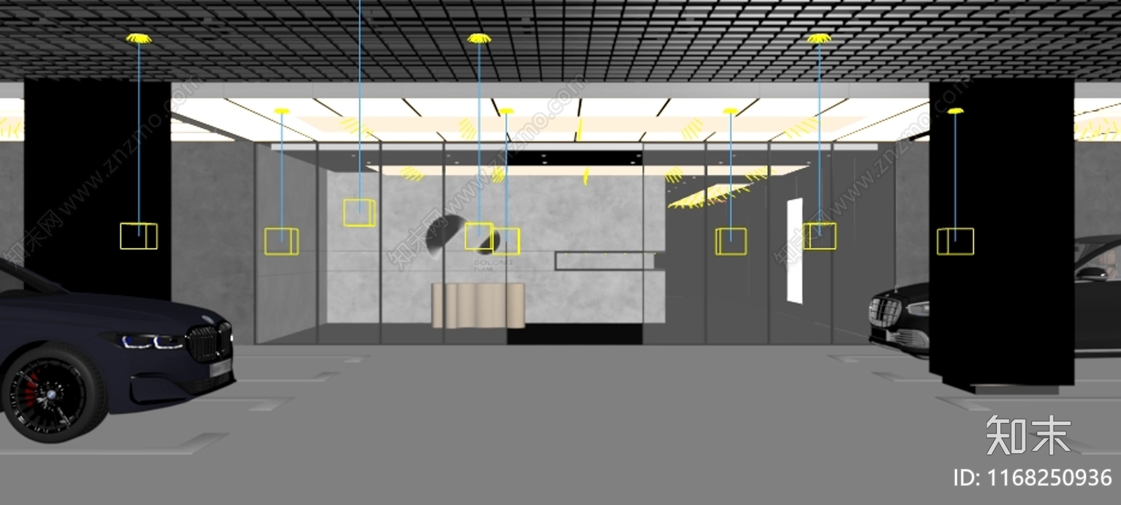 现代工业电梯间3D模型下载【ID:1168250936】