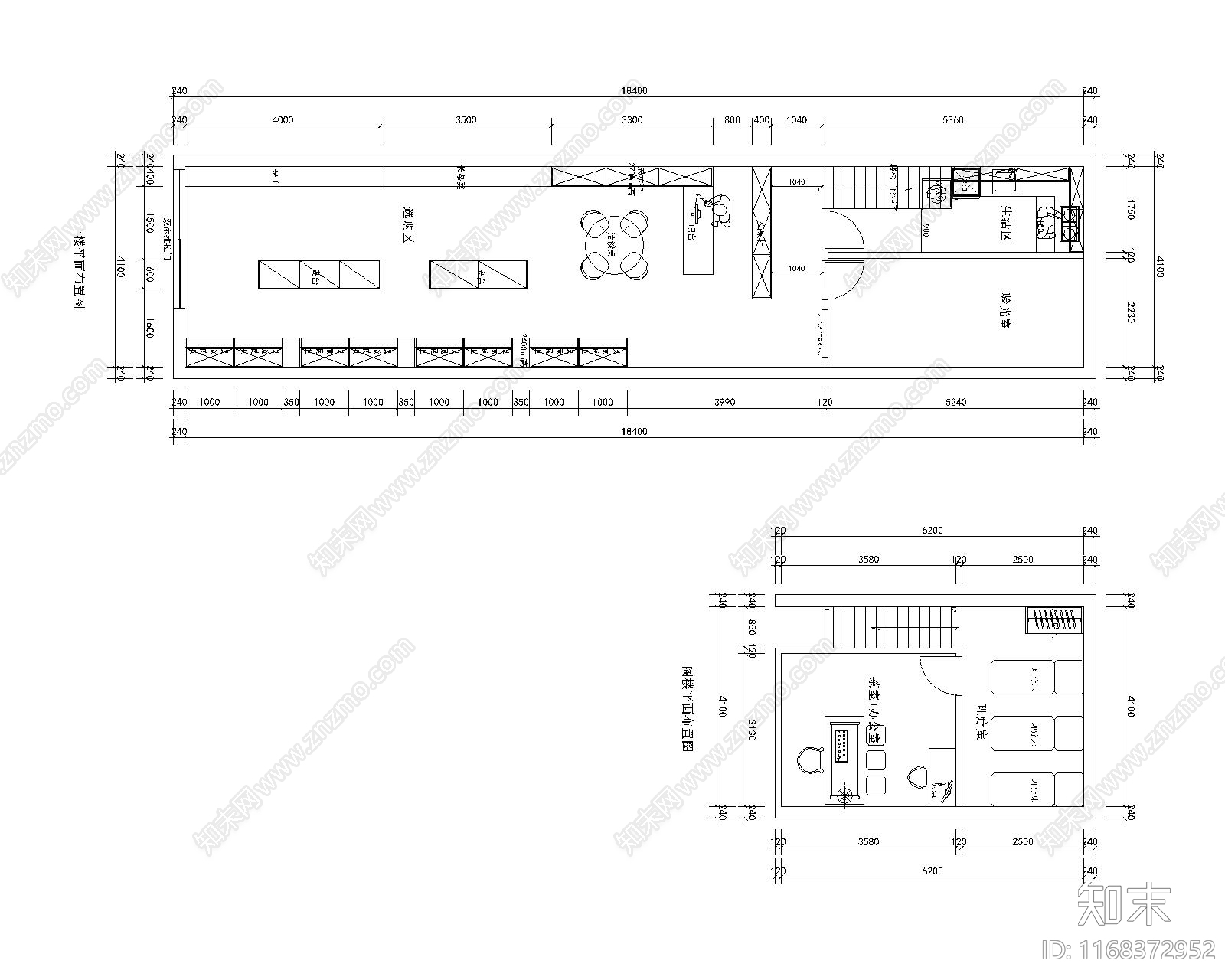 新中式法式酒店建筑cad施工图下载【ID:1168372952】