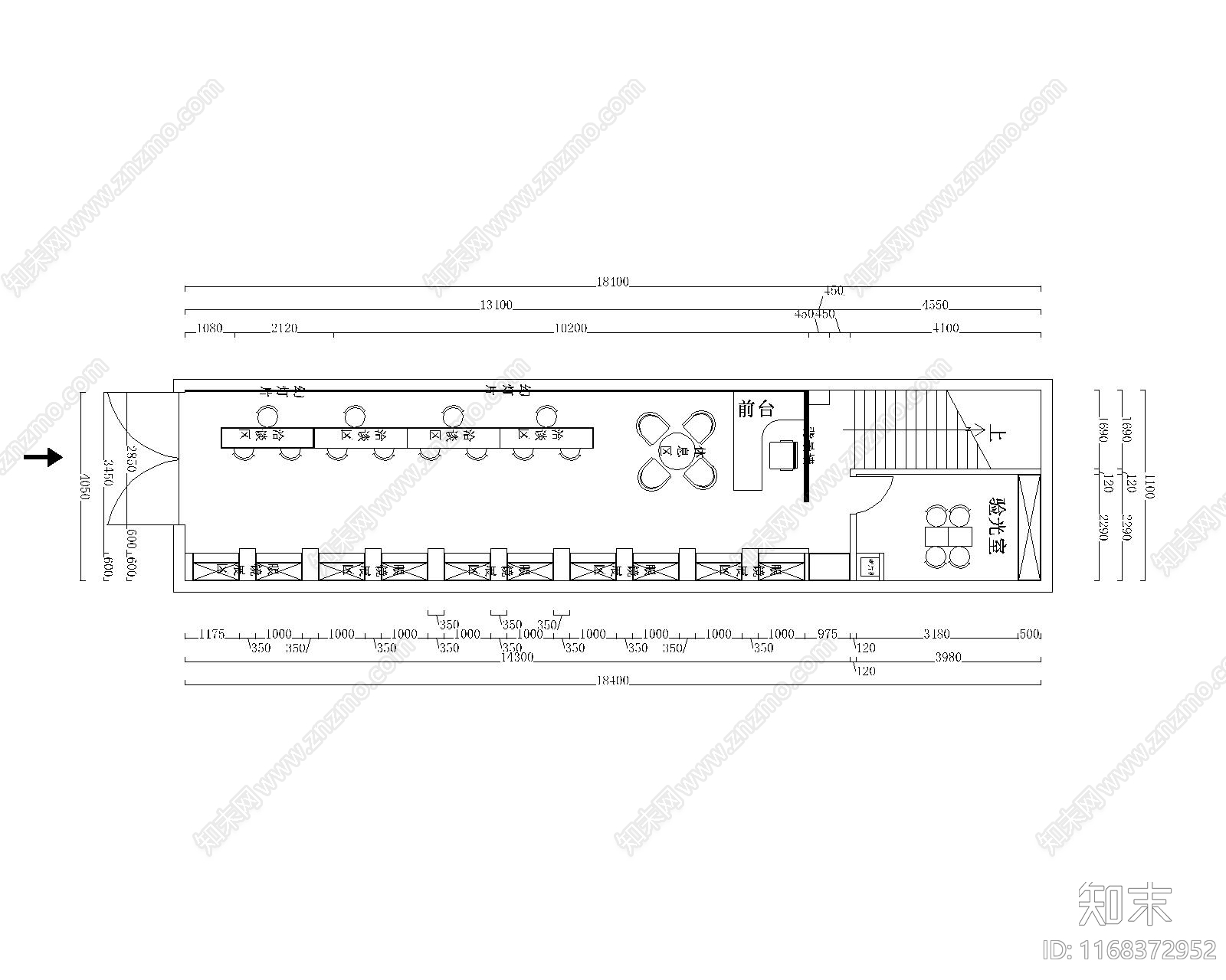 新中式法式酒店建筑cad施工图下载【ID:1168372952】