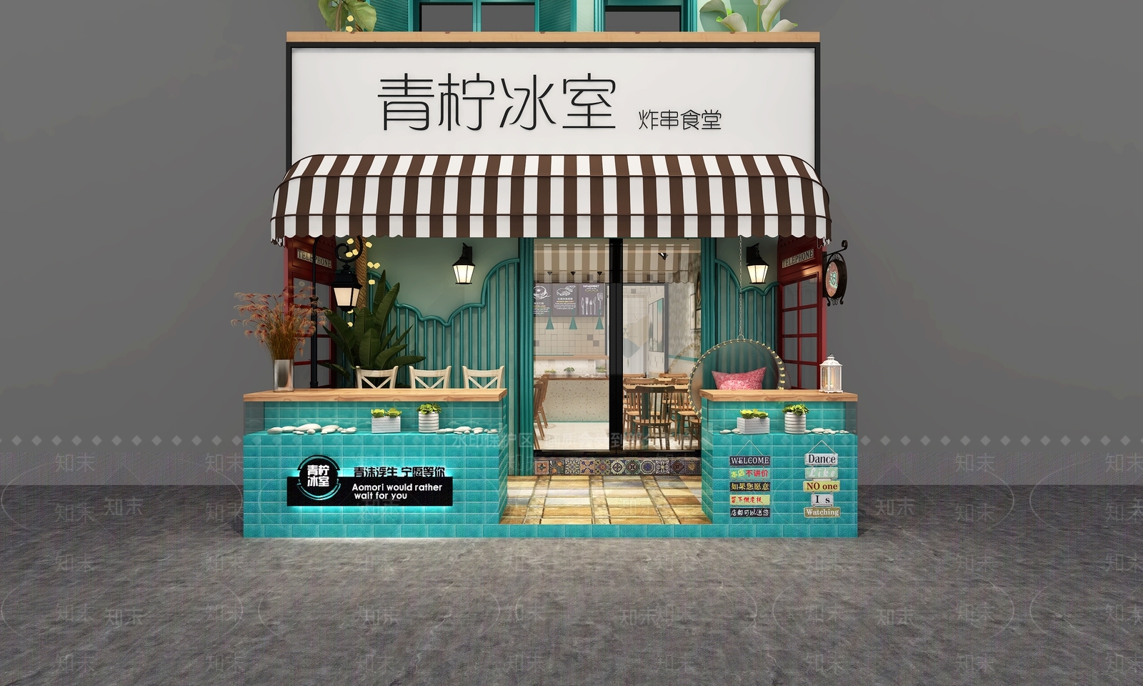 现代简约门头3D模型下载【ID:1168278274】