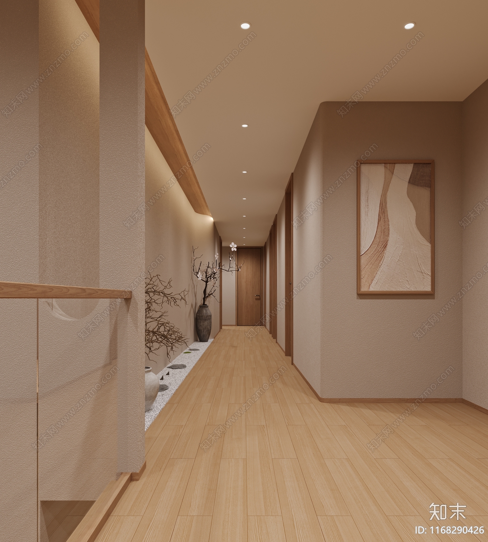 原木美容院3D模型下载【ID:1168290426】