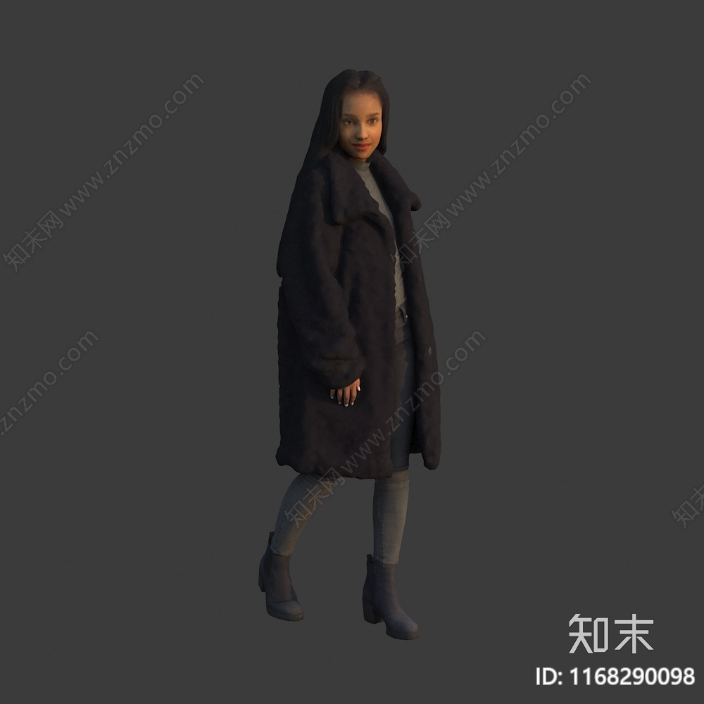 女人3D模型下载【ID:1168290098】