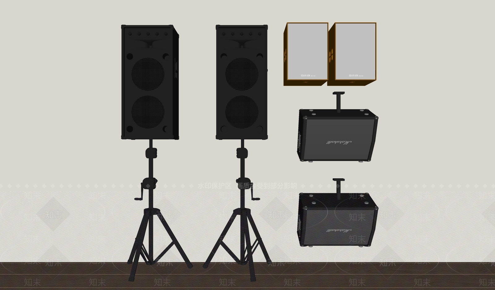 音响SU模型下载【ID:1168296676】