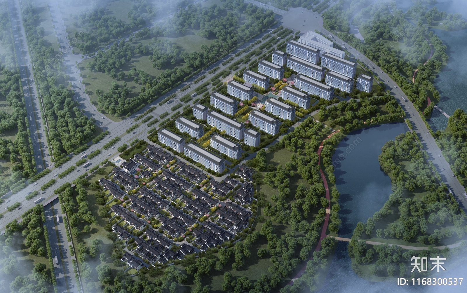 中式别墅建筑施工图下载【ID:1168300537】