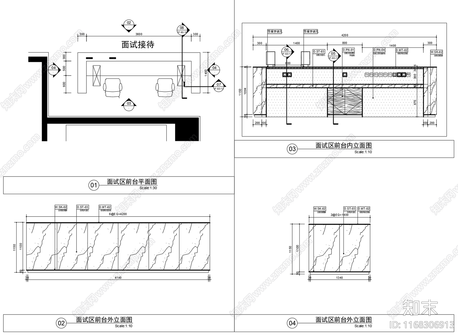 现代家具节点详图cad施工图下载【ID:1168306913】