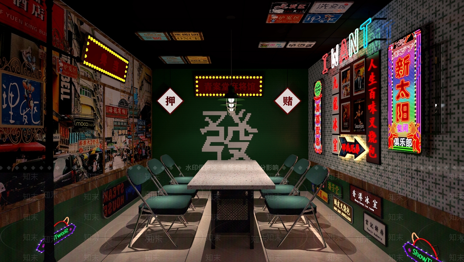 现代其他商业空间3D模型下载【ID:1168322562】