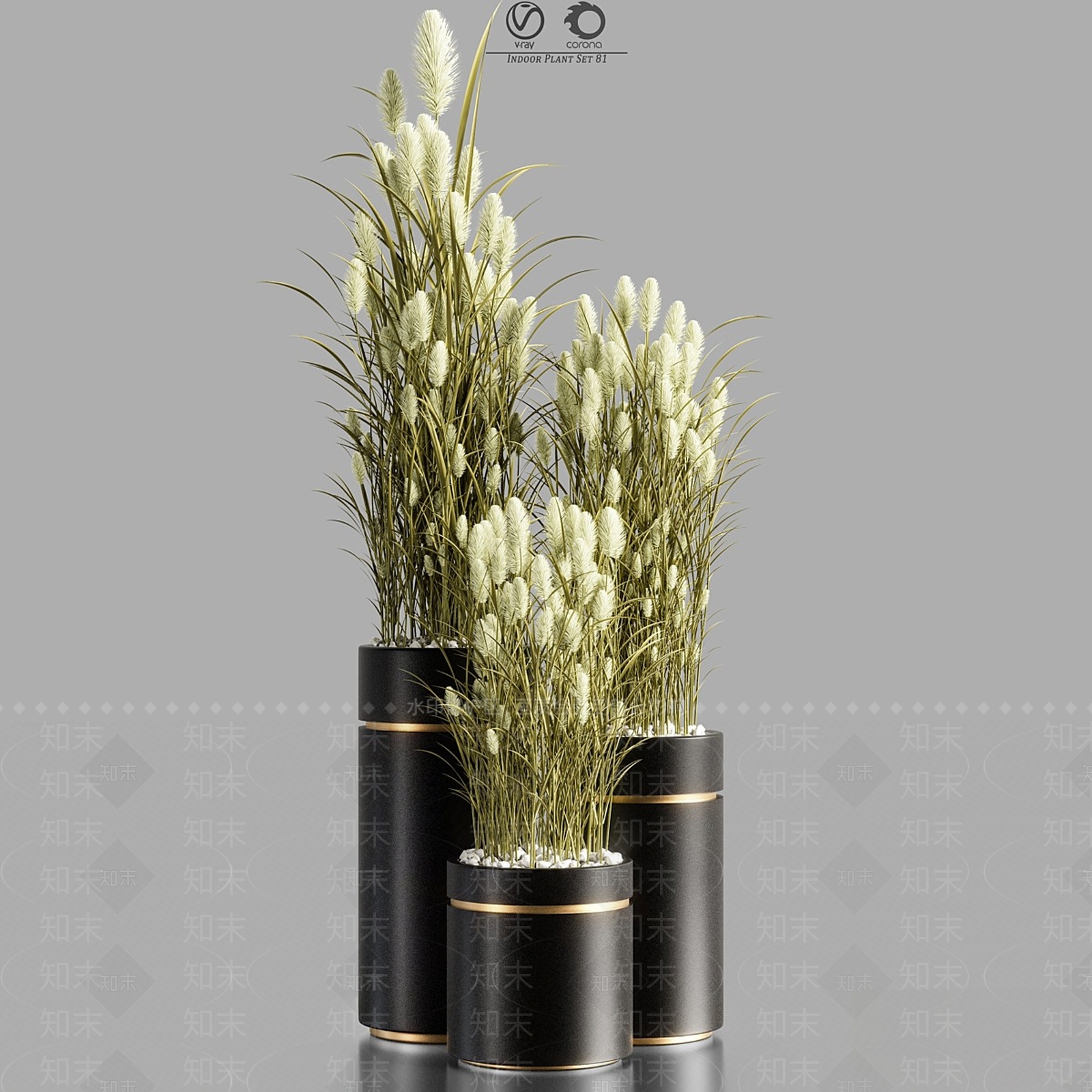 盆栽3D模型下载【ID:1168327230】