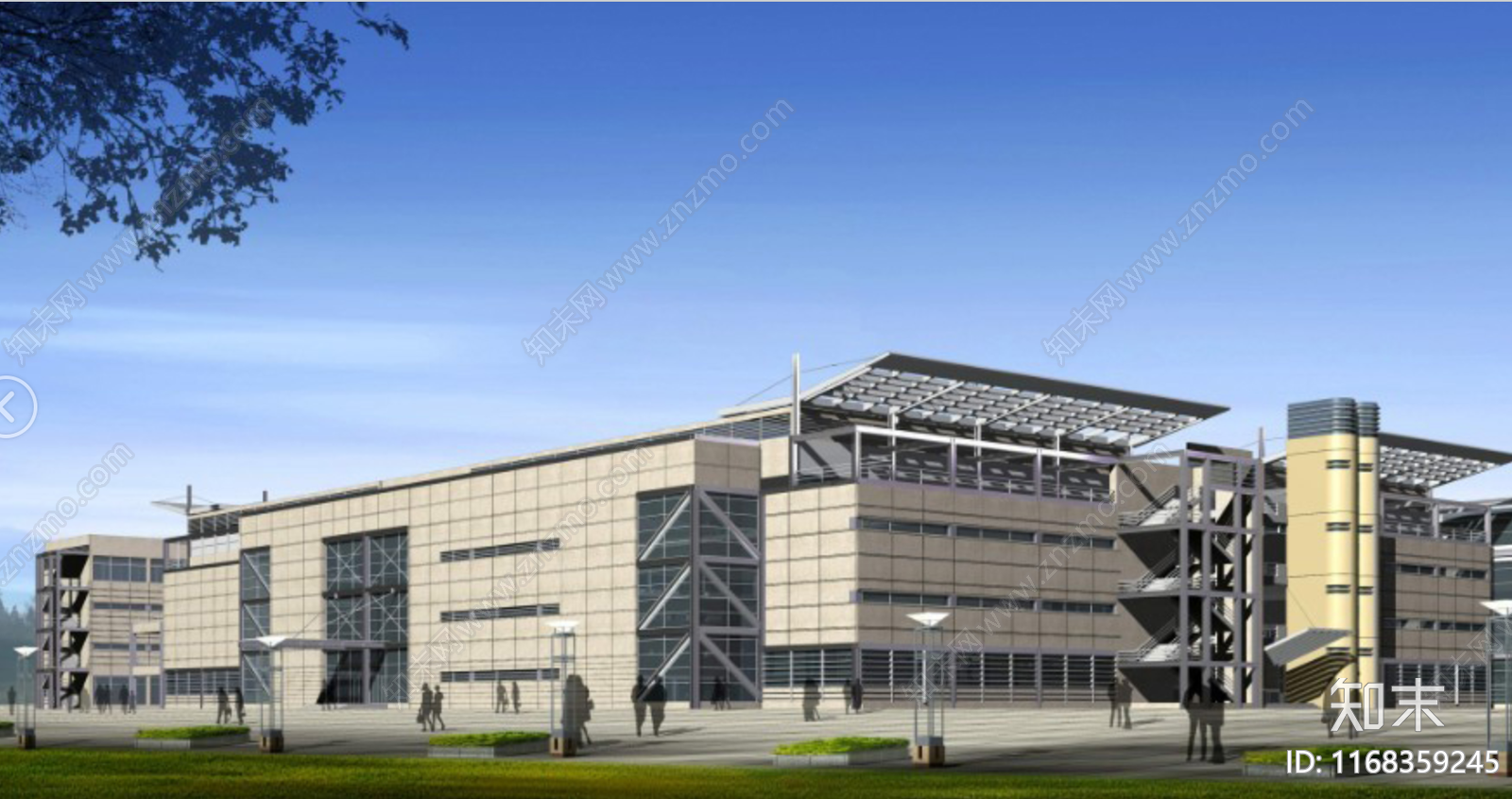 现代其他公共建筑cad施工图下载【ID:1168359245】