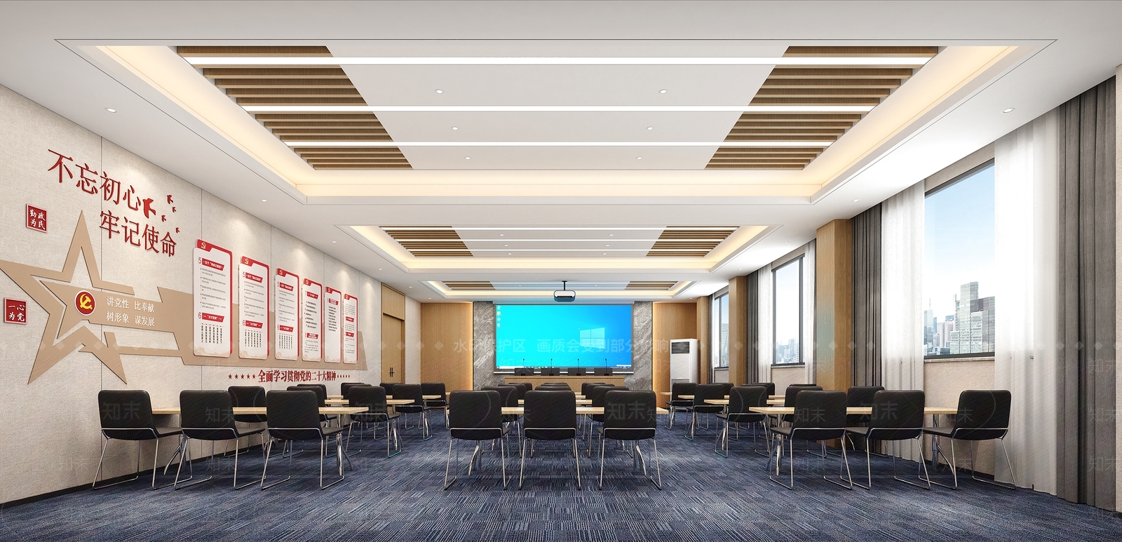 报告厅3D模型下载【ID:1168369026】