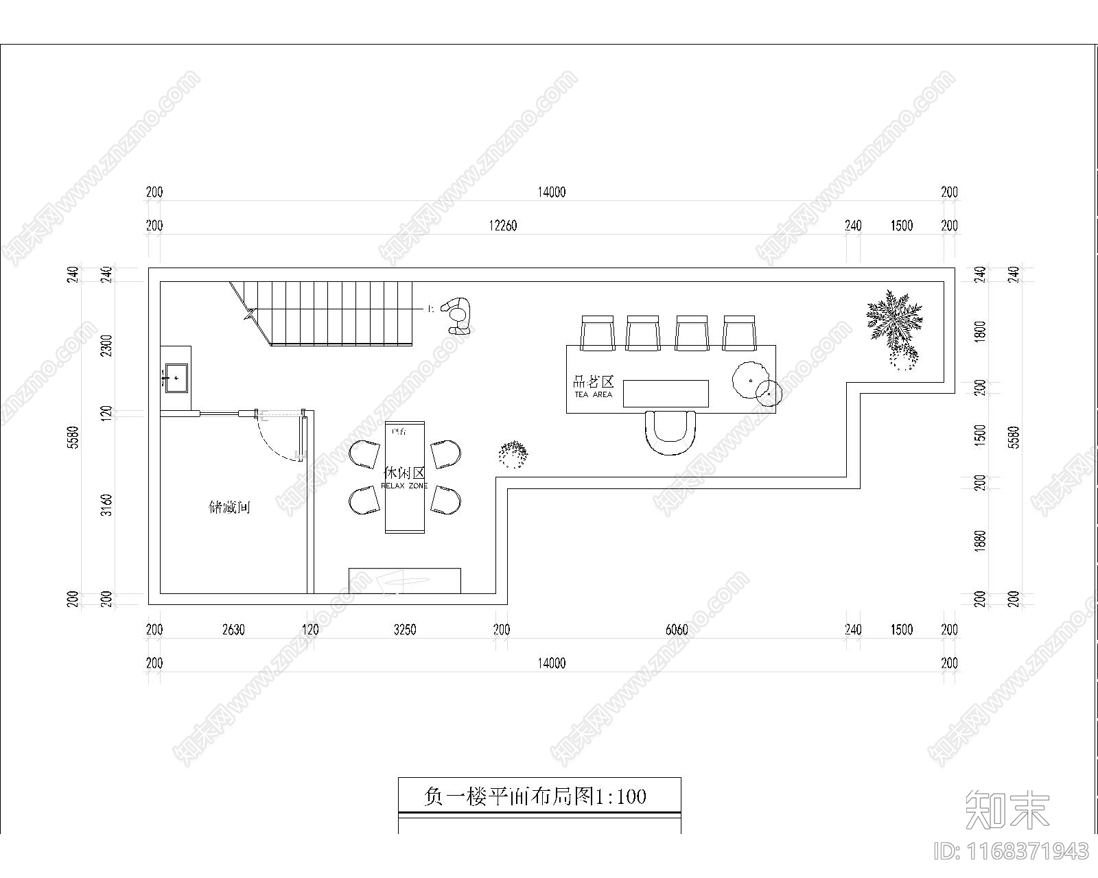 现代新中式别墅建筑cad施工图下载【ID:1168371943】