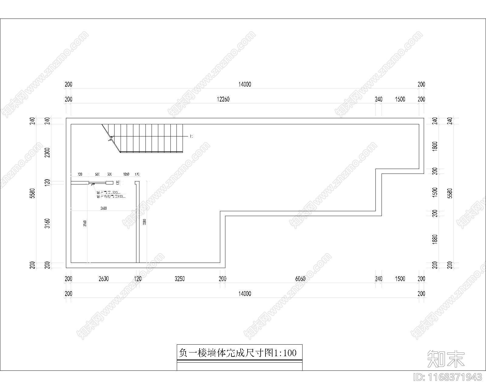 现代新中式别墅建筑cad施工图下载【ID:1168371943】