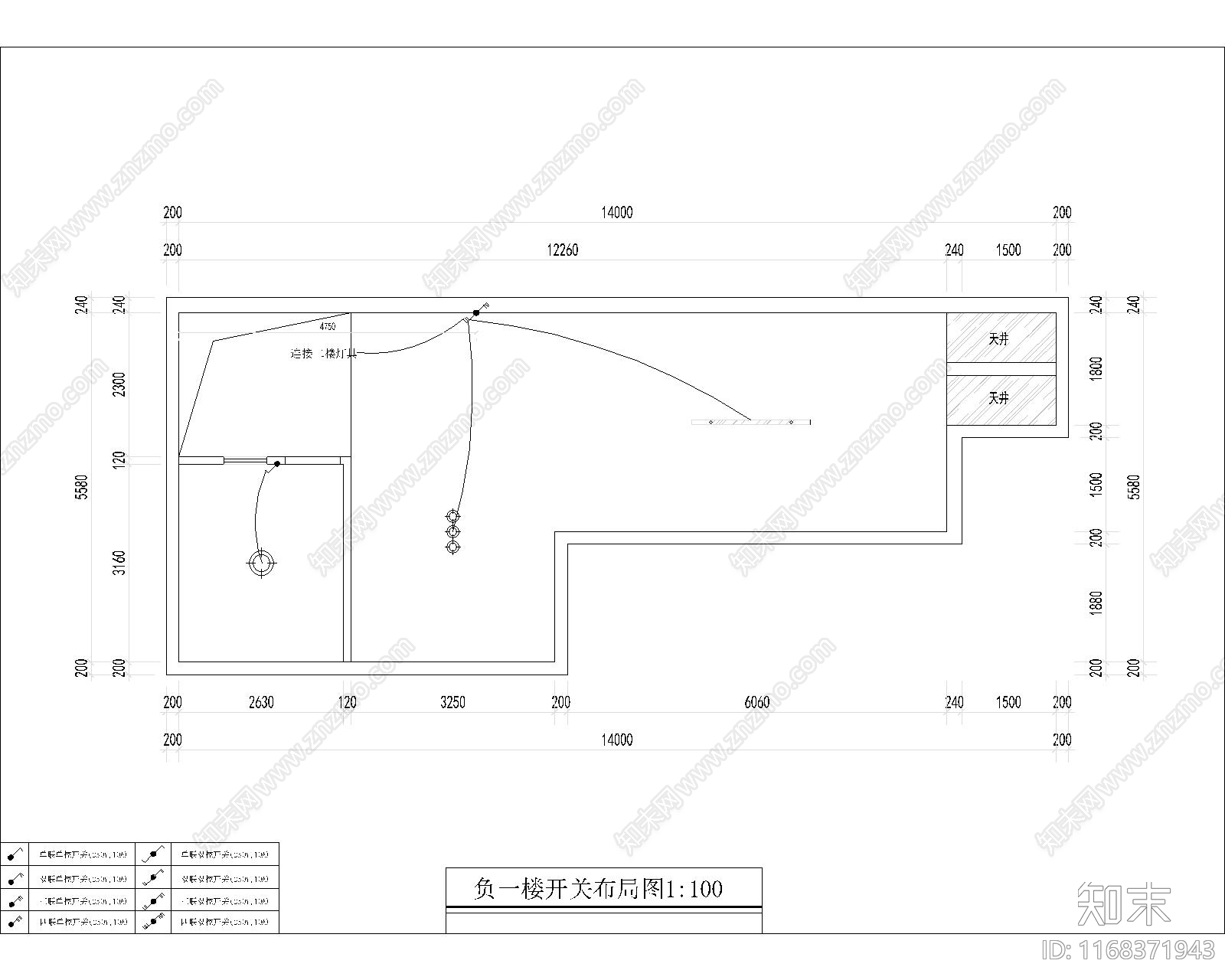 现代新中式别墅建筑cad施工图下载【ID:1168371943】