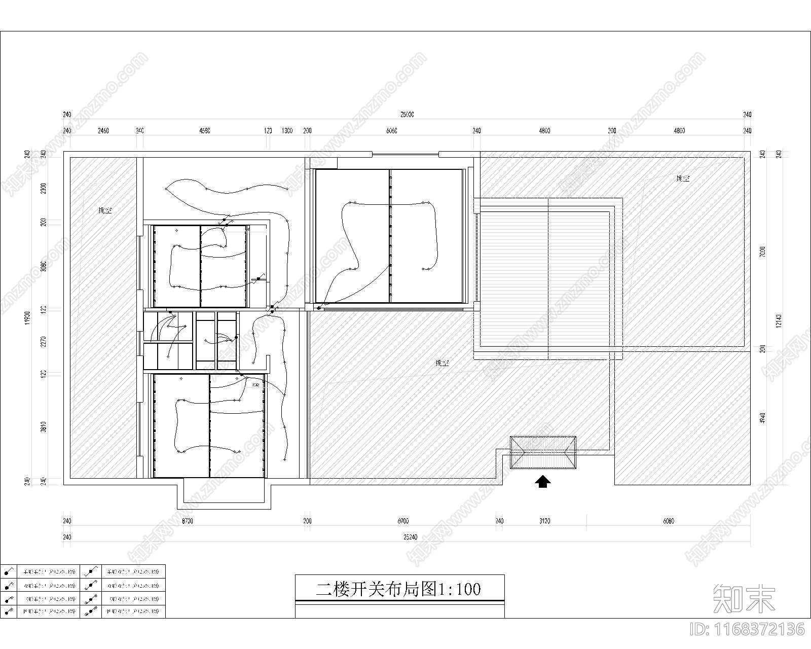 现代别墅建筑cad施工图下载【ID:1168372136】