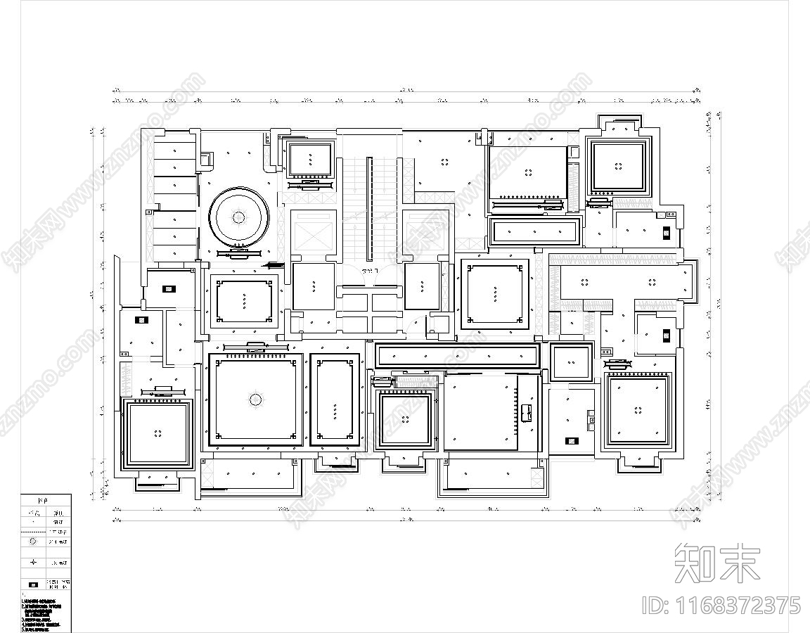 现代住宅楼建筑cad施工图下载【ID:1168372375】