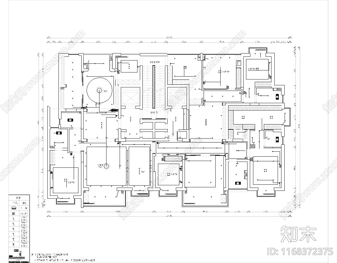 现代住宅楼建筑cad施工图下载【ID:1168372375】