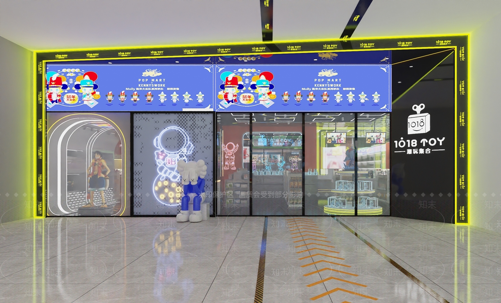 现代门头3D模型下载【ID:1168376321】