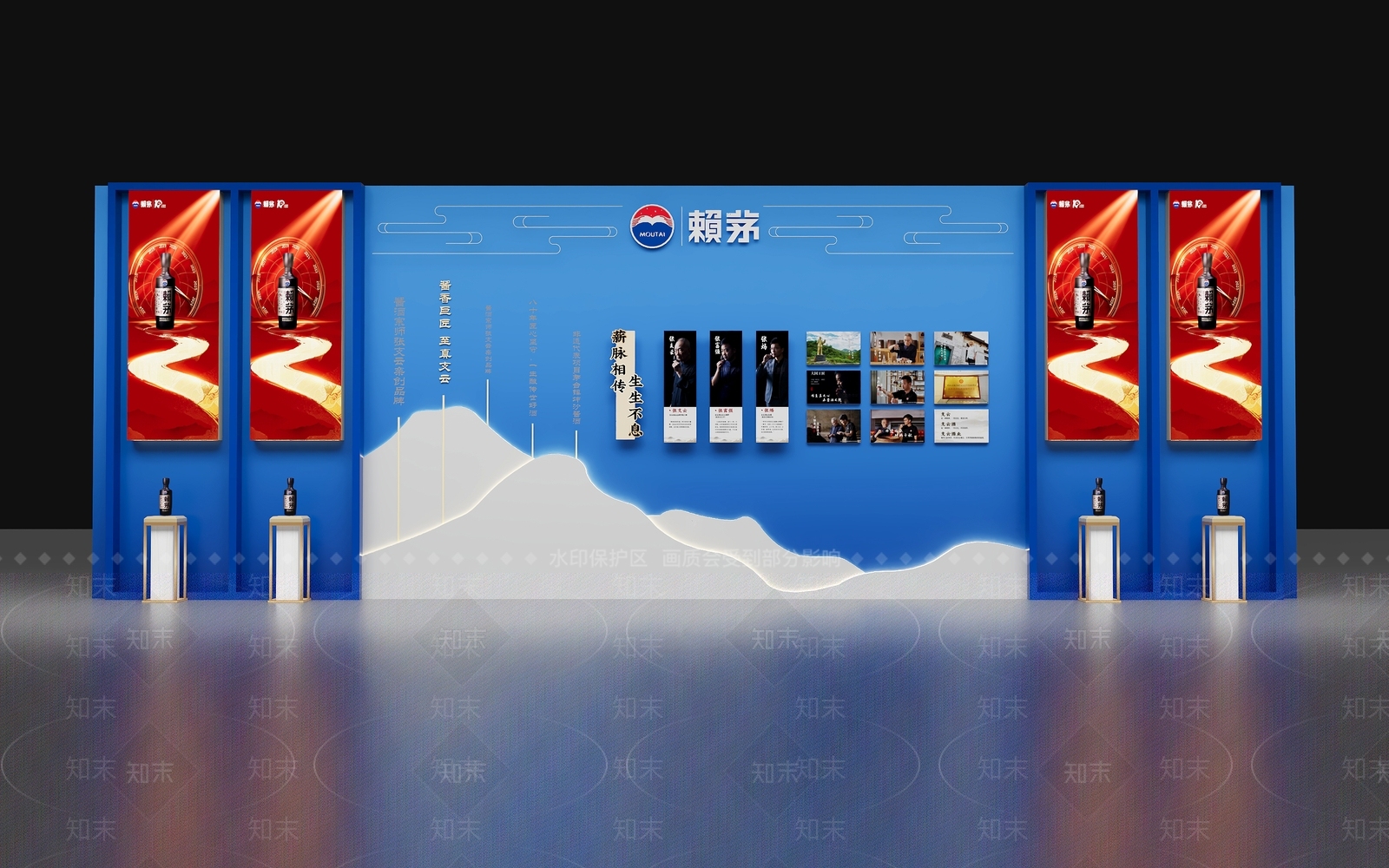 现代美陈3D模型下载【ID:1168376988】