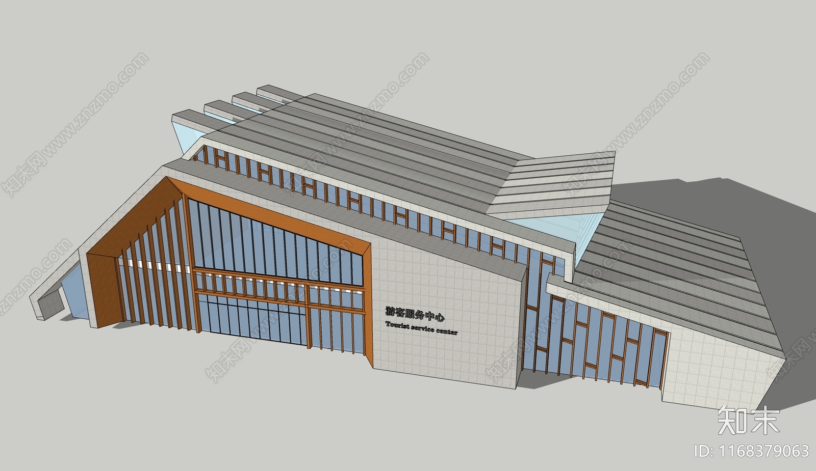 现代驿站SU模型下载【ID:1168379063】