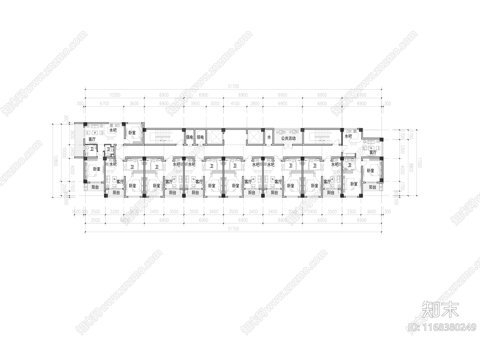 现代其他公共建筑cad施工图下载【ID:1168380249】