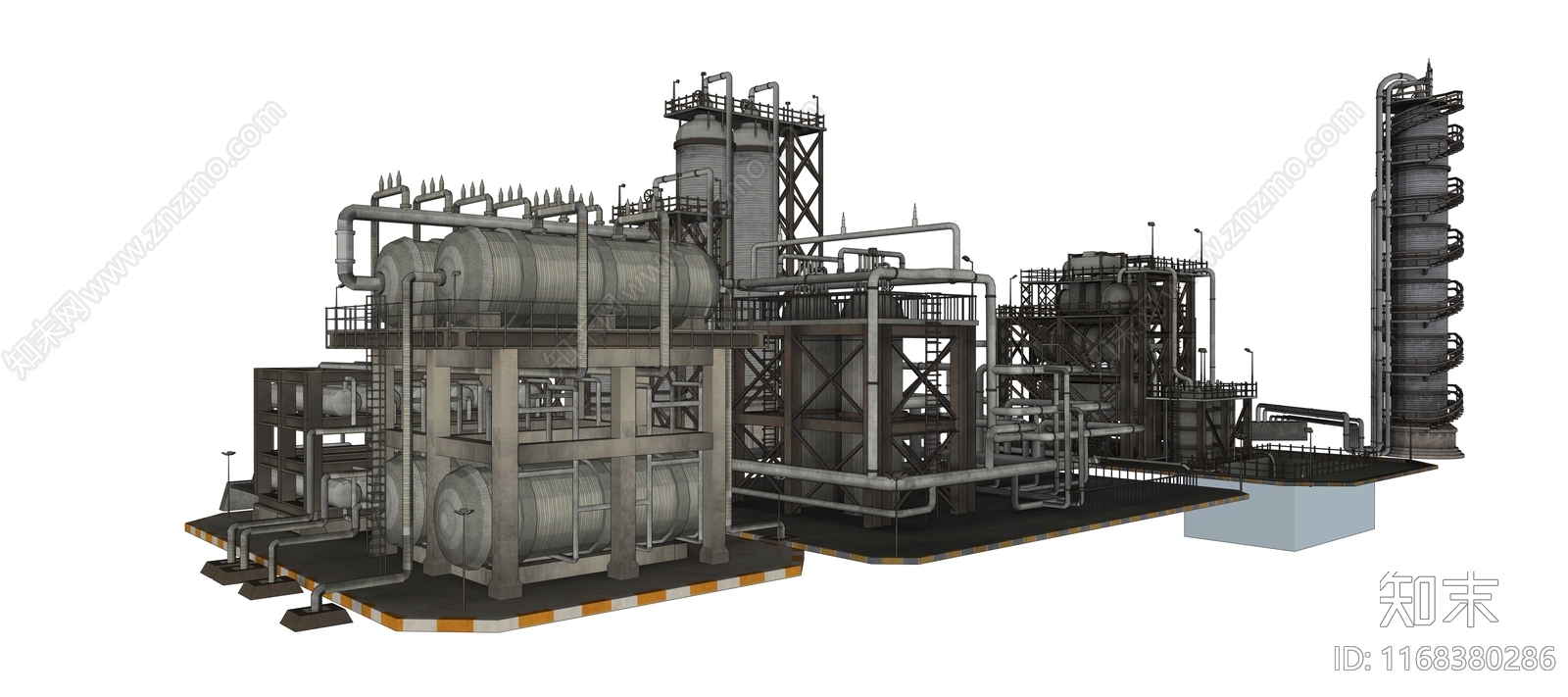 现代其他工业建筑SU模型下载【ID:1168380286】