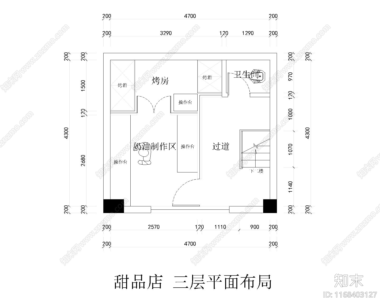 现代法式住宅楼建筑cad施工图下载【ID:1168403127】