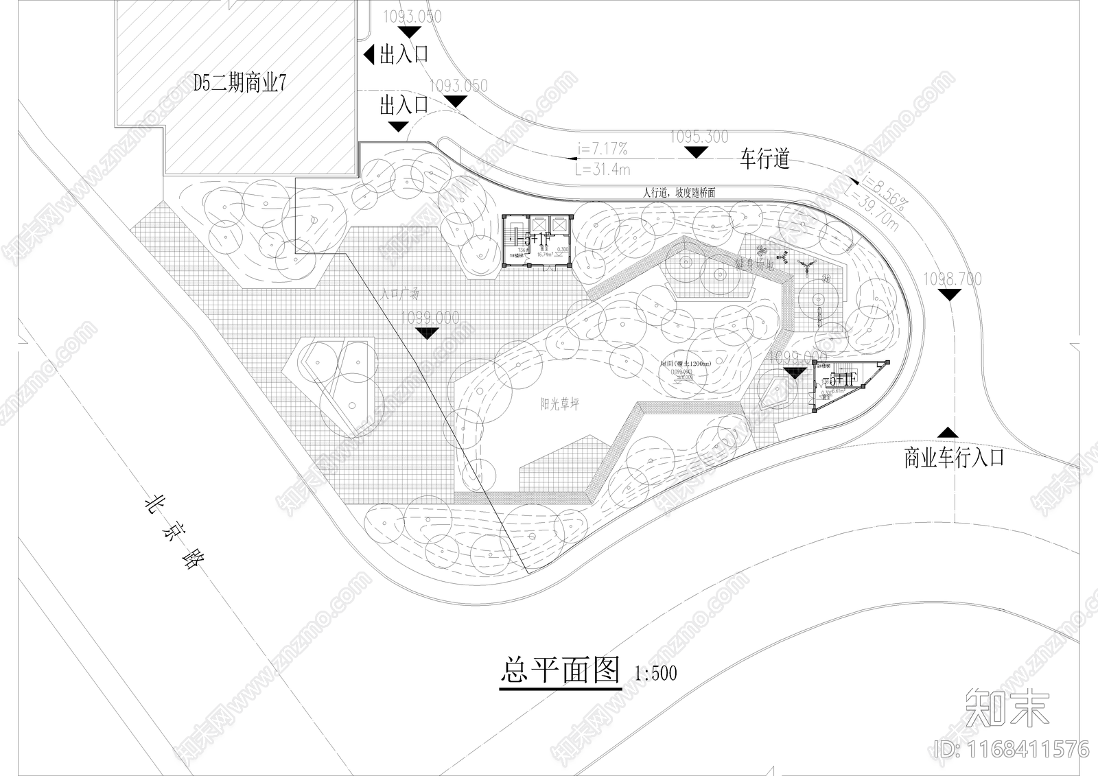 景观平面图施工图下载【ID:1168411576】