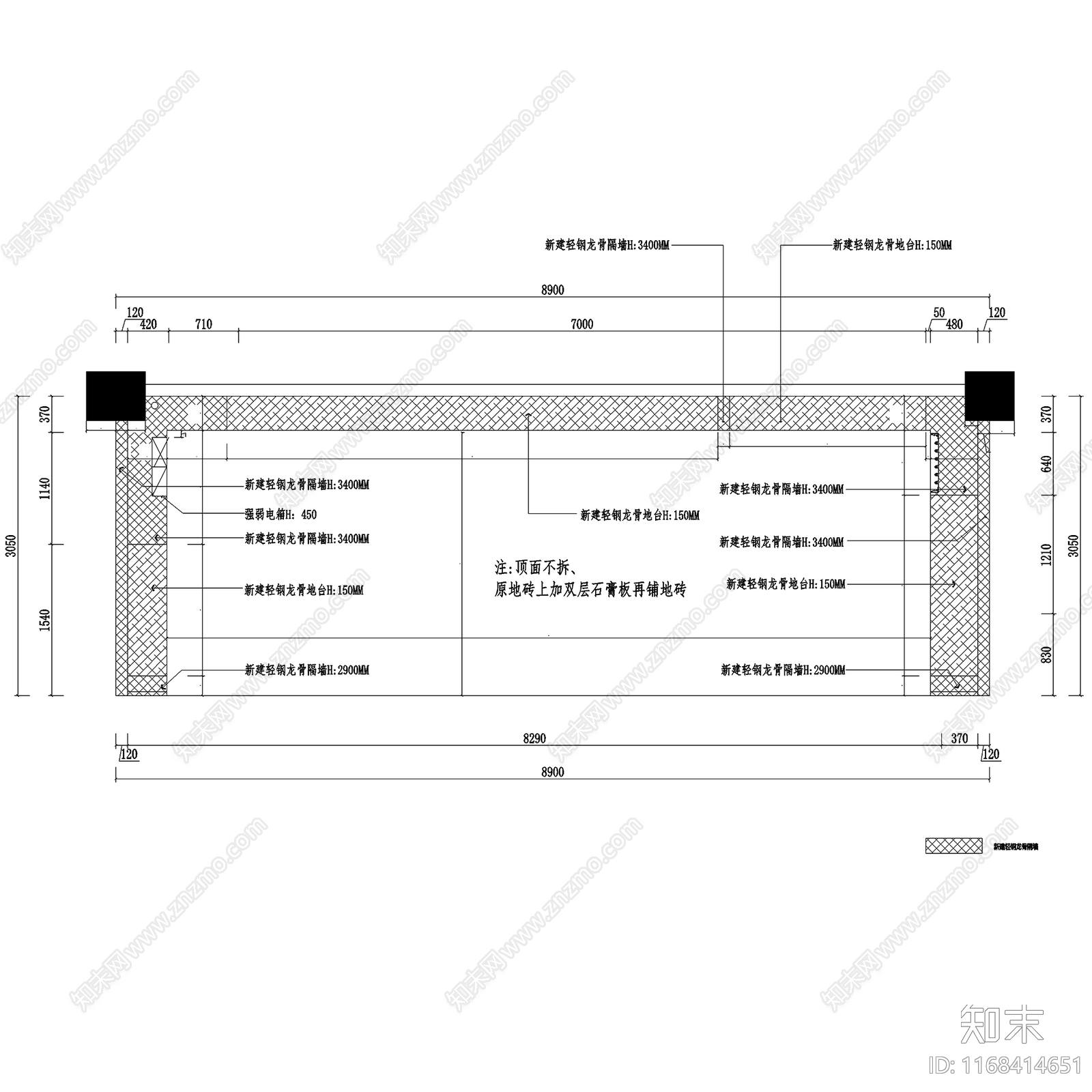 现代其他商业空间cad施工图下载【ID:1168414651】