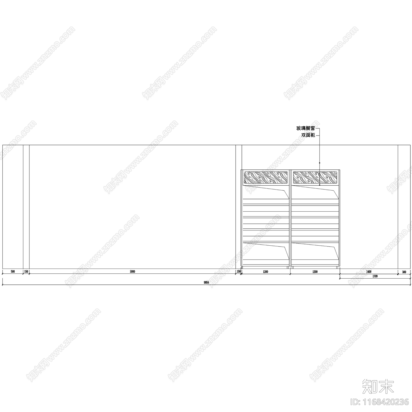 现代其他商业空间cad施工图下载【ID:1168420236】