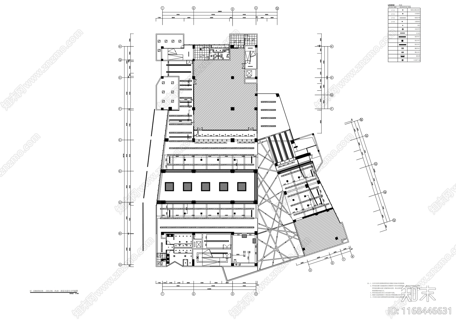 现代会所cad施工图下载【ID:1168446631】