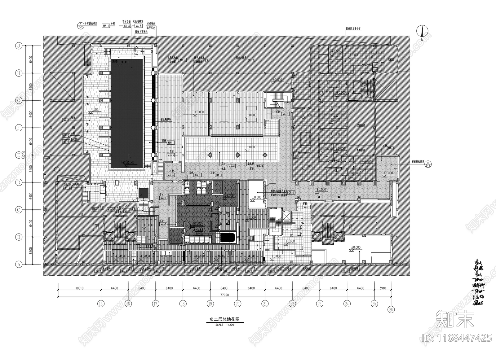 现代会所cad施工图下载【ID:1168447425】