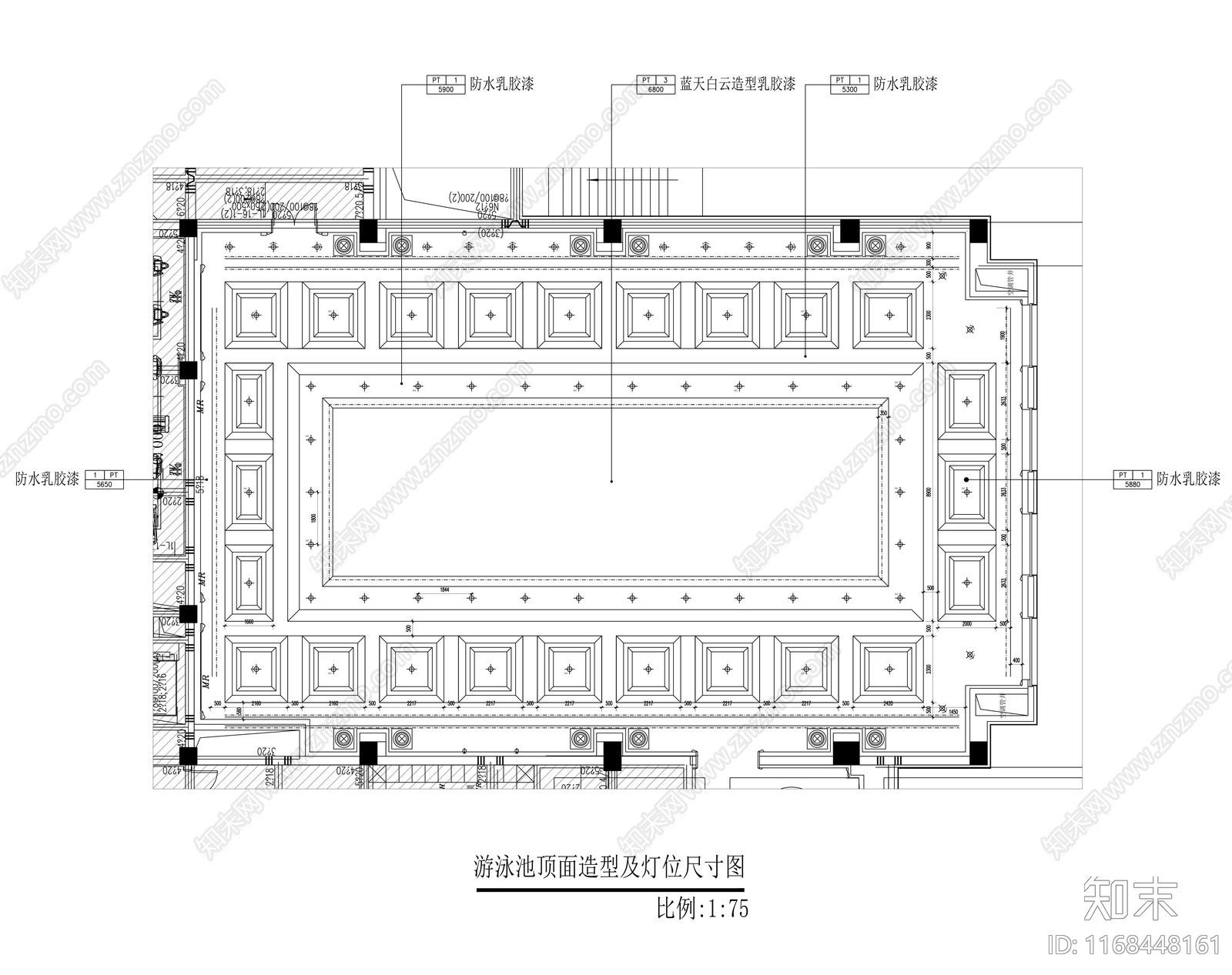 现代其他休闲娱乐空间cad施工图下载【ID:1168448161】