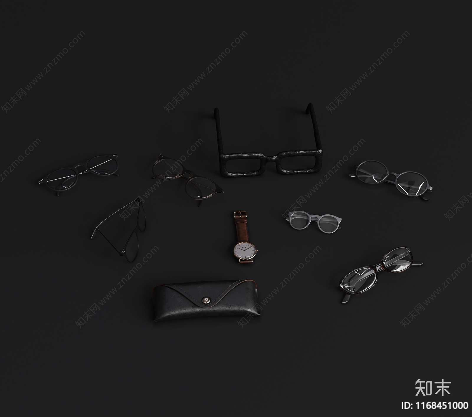 办公用品3D模型下载【ID:1168451000】