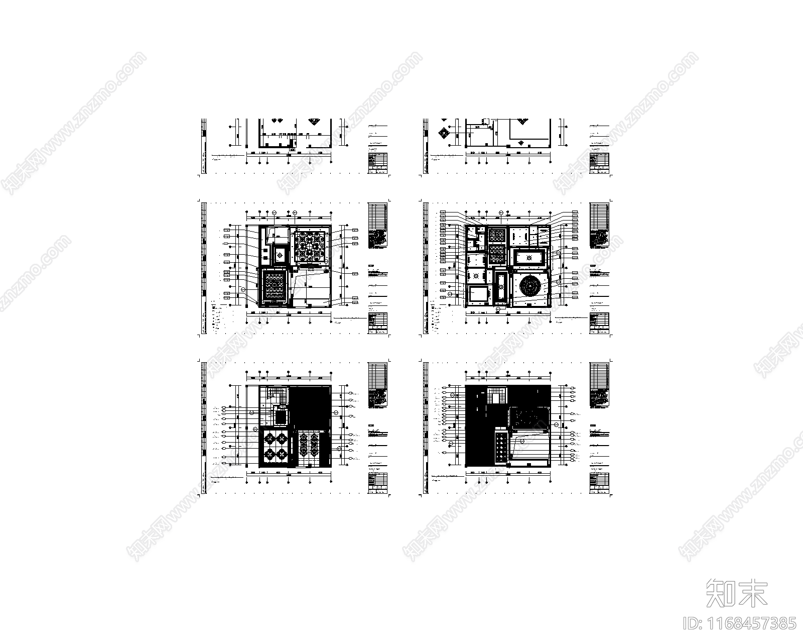 现代欧式售楼处cad施工图下载【ID:1168457385】